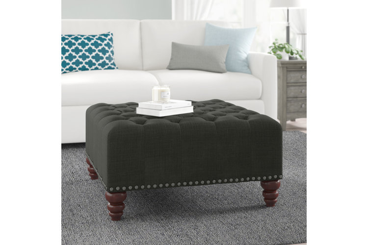 Woodberry tufted outlet cocktail ottoman